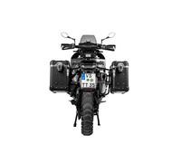 Valise Touratech Kit complet ZEGA Evo 31/38 - Support noir inclus - Anodisé noir