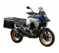 Valise Touratech Kit complet ZEGA Pro 38/38 - Support gris inclus - Anodisé noir
