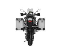 Valise Touratech ZEGA Pro 31/38 - Support gris inclus - Anodisé gris