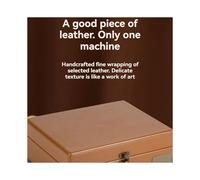 Valise Tourne-Disque CD Vintage avec Haut-Parleurs HI-FI 5.3 et Télécommande, Cadeau pour les Amateurs de Musique, Marron