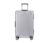 Valise Tout en Aluminium boîtier de Chariot en Alliage de magnésium Valise en Alliage d'aluminium Valise en métal Valise Portable Valise de Valise Multifonctionnelle (Color : I, Size : 26inch)