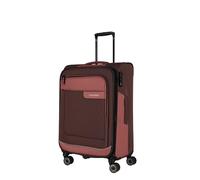 travelite Valise rouge clair rouge vin pour femme et homme - VIIA 4W Trolley M Spring Rose 175934