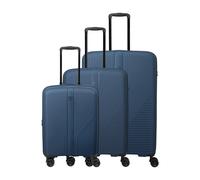 Valise travelite Air Stripe Trolley 4w S/L/M ext. (x3) Bleu TU