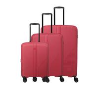 Valise travelite Air Stripe Trolley 4w S/L/M ext. (x3) Rouge TU