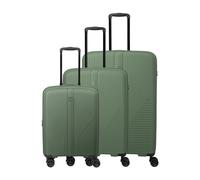 Valise travelite Air Stripe Trolley 4w S/L/M ext. (x3) Vert TU