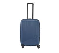 Travelite Valise Trolley Bali 67 cm – 4 roulettes, coque dure ABS, serrure TSA, bleu