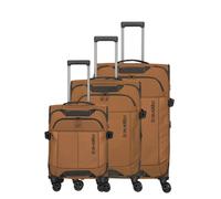 Travelite Briize 4 roulettes Set de valises 3 pièces avec soufflet d'extension brun