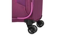 Travelite Corsiica 4 roulettes Trolley L 77 cm avec soufflet d'extension rose