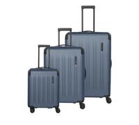 Travelite Dynamiic 4 roulettes Set de valises 3 pièces avec soufflet d'extension gris