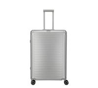 Travelite Valise Trolley Next 2.0 – Taille L, 4 roues, 100 L – Argenté