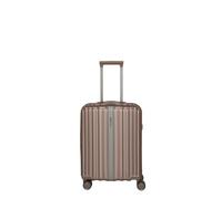 Travelite Trolley de cabine Paros 4 – 4 roulettes – 55 cm – 37 l – Brun