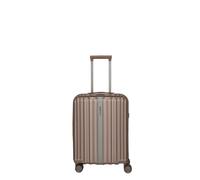 Travelite Trolley de cabine Paros 4 – 4 roulettes – 55 cm – 37 l – Brun