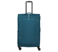Travelite Umbria 4 roulettes Trolley L 77 cm avec soufflet d'extension bleu pétrole