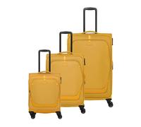 Travelite Umbria 4 roulettes Set de valises 3 pièces avec soufflet d'extension jaune