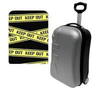 Valise Trolley 20" Cabine avec Housse de Protection Keep Out, Multicolore, Valise Trolley 20" avec Housse de Protection
