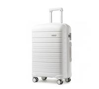 Valise Trolley Cabine 55x40x20cm Bagage à Main Rigide en Polypropylène Ultra Léger à 4 roulettes avec Serrure TSA Intégré 40L,