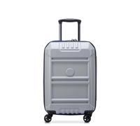 Delsey Paris Rempart Trolley 4 roues 55 cm avec soufflet d'extension couleur argent