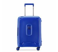 Valise trolley cabine slim 4 doubles roues Delsey Moncey 55 cm Bleu 41 L