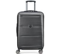 DELSEY Paris - COMETE Plus - Valise soute - 67x46x28 cm - Noir | Coque solide & légère, Garantie 3 ans, Serrure TSA, Taille moyenne L, Zip securitech® 2, 4 doubles roues, Poignée latérale