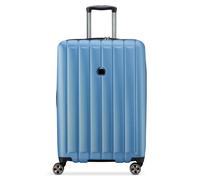 Delsey Valise trolley Longitude 69 cm 4 roulettes soufflet d'extension 78 L Bleu