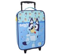Valise trolley enfant Bluey « Made To Roll » 47x31x14 cm bagage à roulettes idéal pour voyage