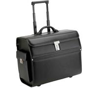 Valise Trolley Pilot-case - ALASSIO - Mondo - Souple - Noir - Compartiment PC intégré
