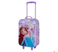 Valise Trolley Soft 3D - Disney La Reine des Neiges 2 (Frozen) Beauty - Lilas - Taille Unique