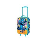 Valise Trolley Soft 3D - Disney Lilo et Stitch Colors - Turquoise - Taille Unique