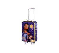 Valise Trolley Soft 3D - Disney Wish, Asha et la Bonne Etoile Star - Lilas - Taille Unique