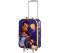 Disney Sac à dos à roulettes Wish 3D Violet Enfants Taille unique