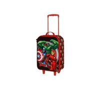Valise Trolley Soft 3D - Marvel Avengers Almighty - Rouge - Taille Unique