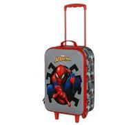 Karactermania Marvel Spiderman Soft Trolley Bag Gris