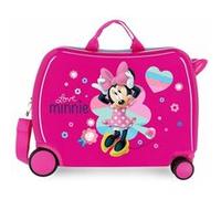 Valise trotteur MINNIE Love - rose 8557 Rose G