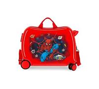 Marvel Spiderman Pop Valise Enfant Rouge 50x38x20 cms Rigide ABS Serrure à combinaison 38L 2,1kgs 4 roues Bagage à main
