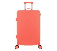 Valise Valises à roulettes Bagage de Grande capacité Fermeture éclair Bagage à Main Voyage étudiant Anti-Stress Valise à Mot de Passe Durable(Orange,26 inches)