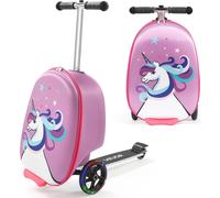 Valise VEVOR Scooter, capacité 20 L, valise de voyage avec roues en Flash-PU, poignée antidérapante en TPR, capacité de poids max. 50 kg, valise pour enfants bagage à main, pour enfants à partir de 5
