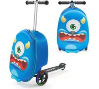 Valise VEVOR Scooter, capacité 20 L, valise de voyage avec roues en Flash-PU, poignée antidérapante en TPR, capacité de poids max. 50 kg, valise pour enfants bagage à main, pour enfants à partir de 5