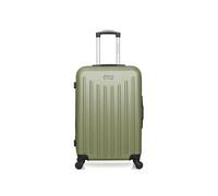 american travel - valise weekend abs brooklyn 4 roues 65 cm - kaki kaki