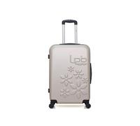 lpb - valise weekend abs eleonor 4 roues 65 cm - beige beige