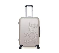 Valise Weekend ABS ELEONOR 4 Roues - beige - LPB LUGGAGE 65x41x26cm