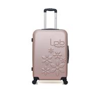 Valise Weekend ABS ELEONOR 4 Roues - rose - LPB LUGGAGE 65x41x26cm