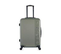 gentleman farmer - valise weekend abs liam 4 roues 65 cm - kaki kaki