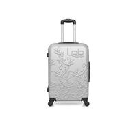 Valise weekend lpb abs naïs 4 roues 65 cm - gris gris