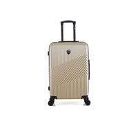 gentleman farmer - valise weekend abs/pc peter 4 roues 65 cm - beige beige