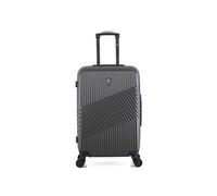 gentleman farmer - valise weekend abs/pc peter 4 roues 65 cm - gris fonce gris fonce
