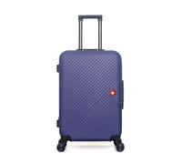 Valise Weekend ABS SPIEZ 4 Roues - bleu - SWISS KOPPER 65x41x26cm