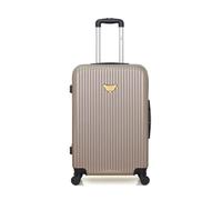 Valise Weekend AGATA 4 Roues - beige - LPB LUGGAGE 65x41x26cm