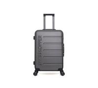 - valise weekend abs aigle 4 roues 65 cm - gris fonce