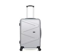 - valise weekend abs amazone 4 roues 65 cm - gris
