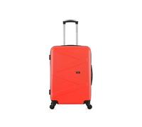- valise weekend amazone 65 cm 4 roues - corail